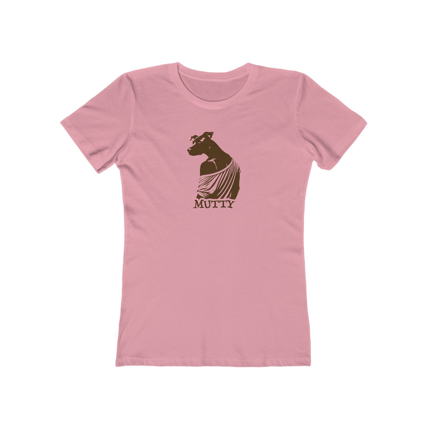 Mutty Dog Women’s Slim Fit Tee – Witty Anthropomorphic Graphic Shirt for Dog Nerds | Made in USA