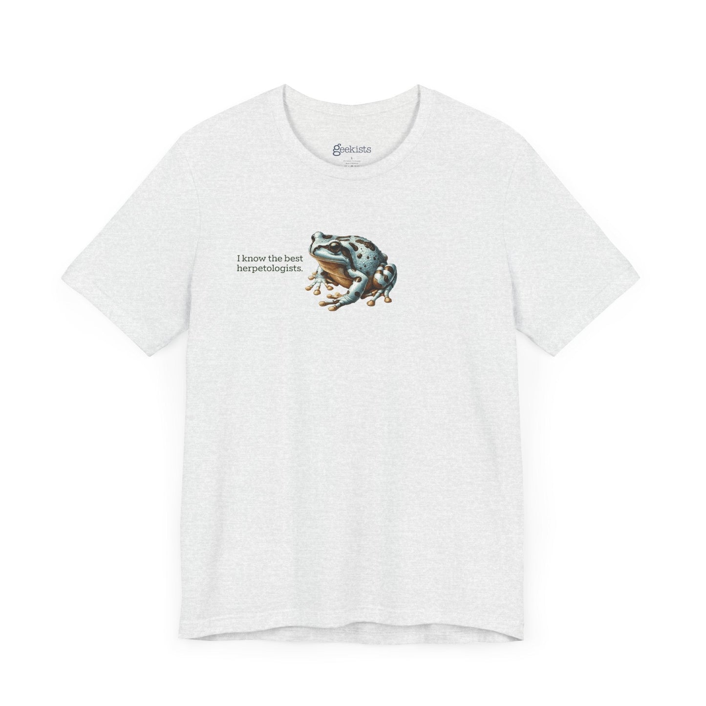 Ash-2XL T-Shirt Frog T-Shirt for Herpetology Nerds | 8 Species Available | Unisex Lightweight Biology Tee