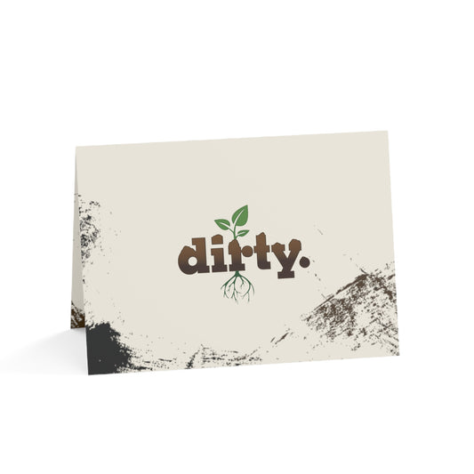 Dirty Gardening Greeting Card Sets — Graphic — Front