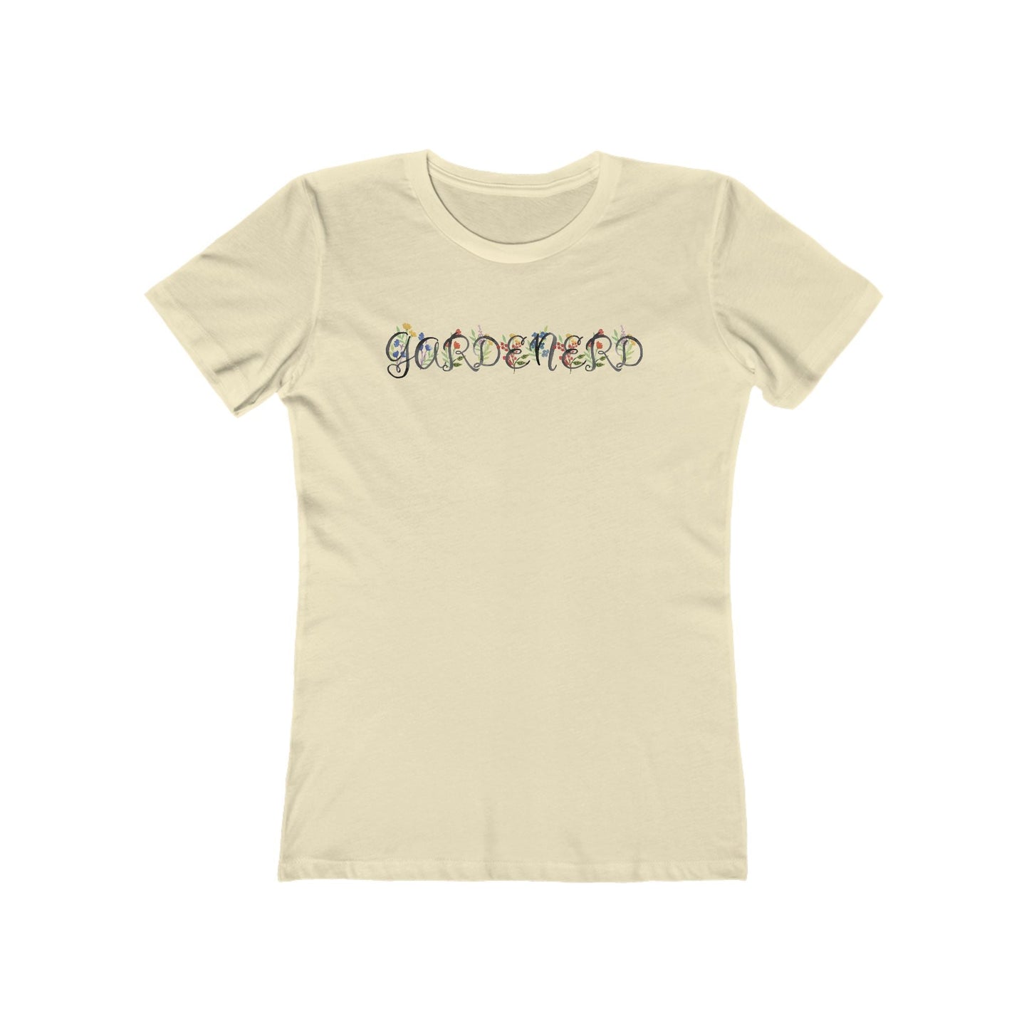 Clothing Stuff > Shirts & Tops > Short Sleeve Jersey Tee Watercolor Flower Gardenerd T-Shirt – Garden Nerd Tee for Plant Moms & Flower Lovers | Unisex Jersey Fit
