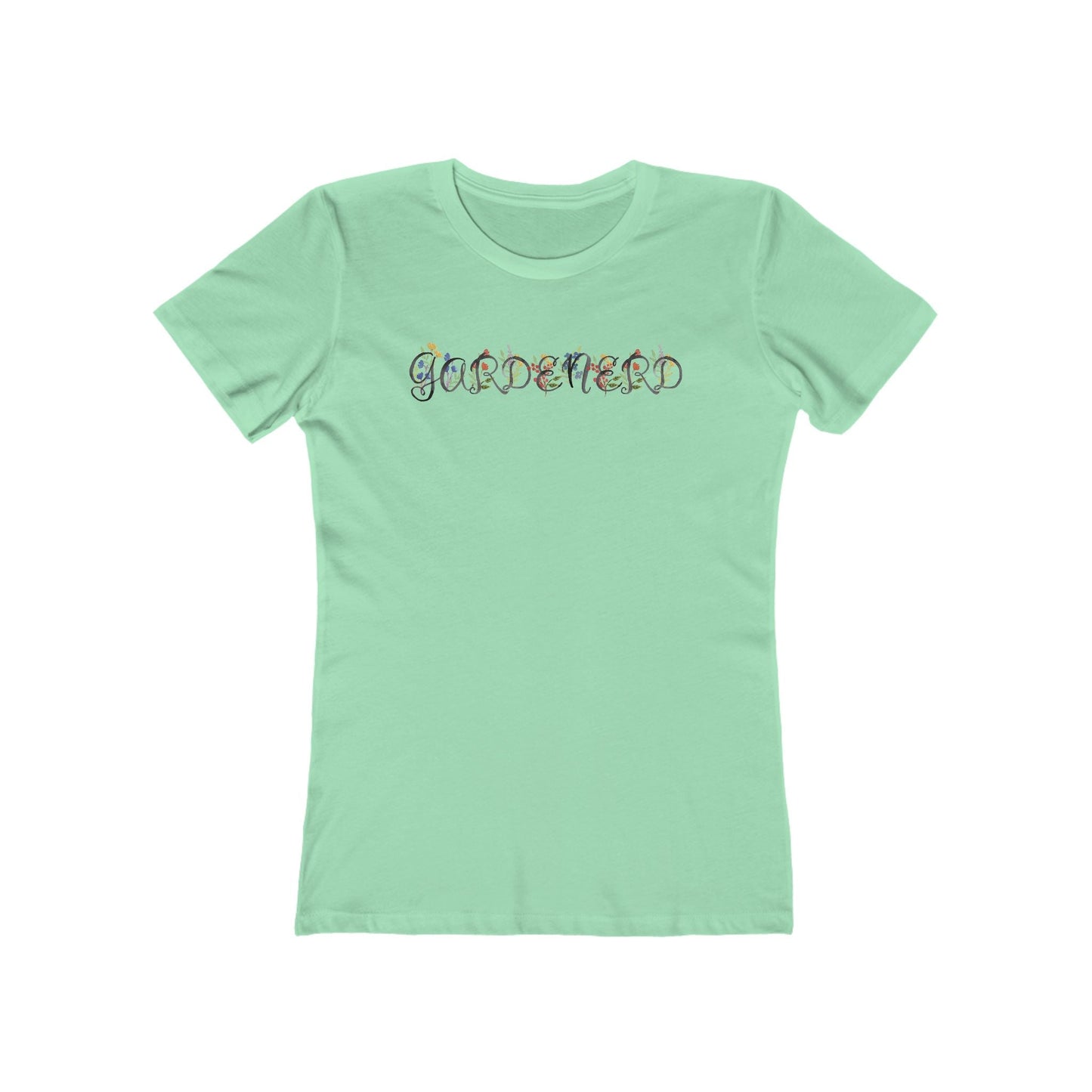 T-Shirt Gardenerd Women’s Slim Fit Tee – Funny Floral Garden Nerd Shirt for Plant Lovers | Made in USA | Free Shipping