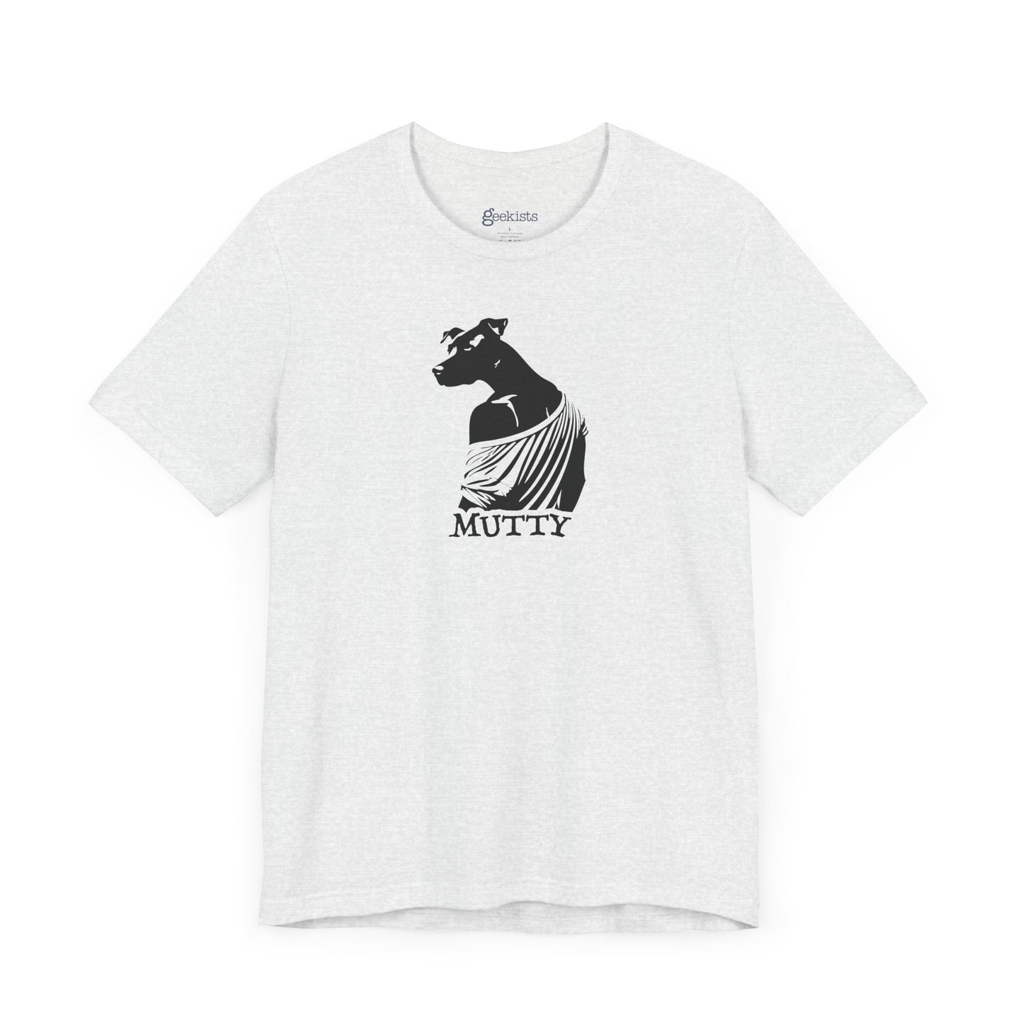 Mutty Dog Graphic Tee for Dog Nerds – Funny Lightweight Unisex T-Shirt | Made in USA, Free Shipping