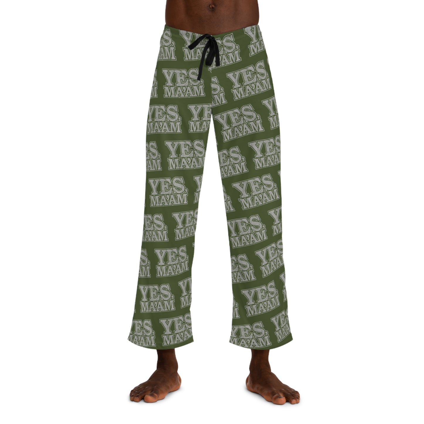 yes ma’am alpha female military nerd pajama bottoms – distressed military pattern – xs
