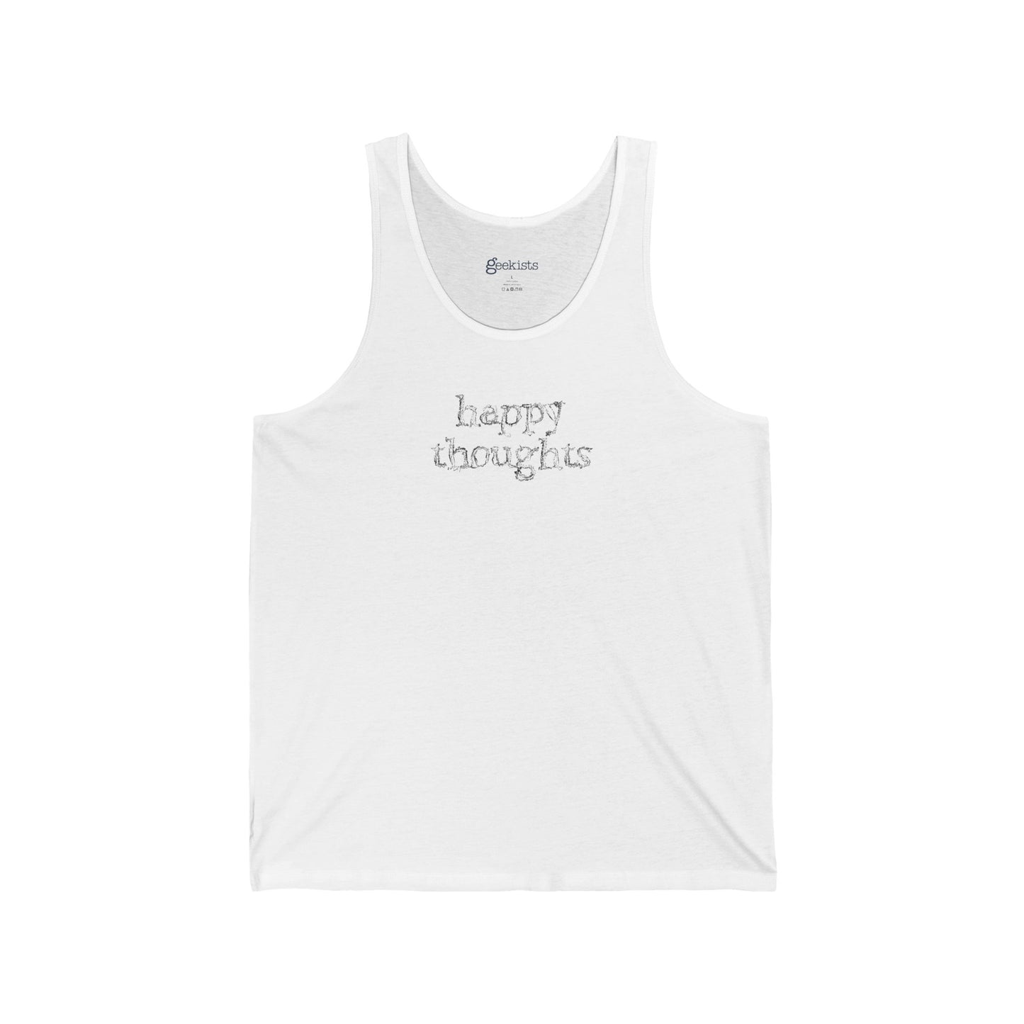 Happy Thoughts Tank Top | Dark Humor Sleeveless Shirt
