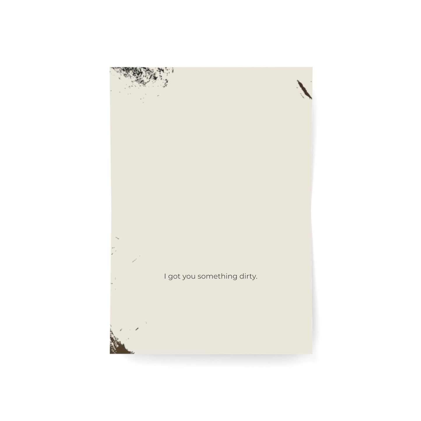 Dirty Gardening Greeting Card Sets — Graphic — Back