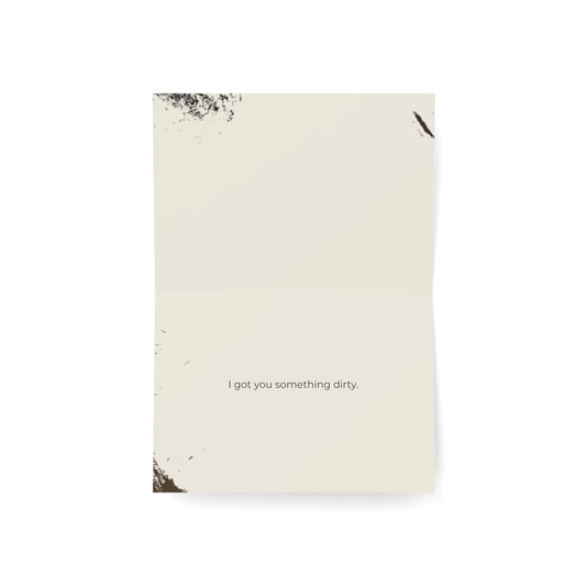 Dirty Gardening Greeting Card Sets — Graphic — Back