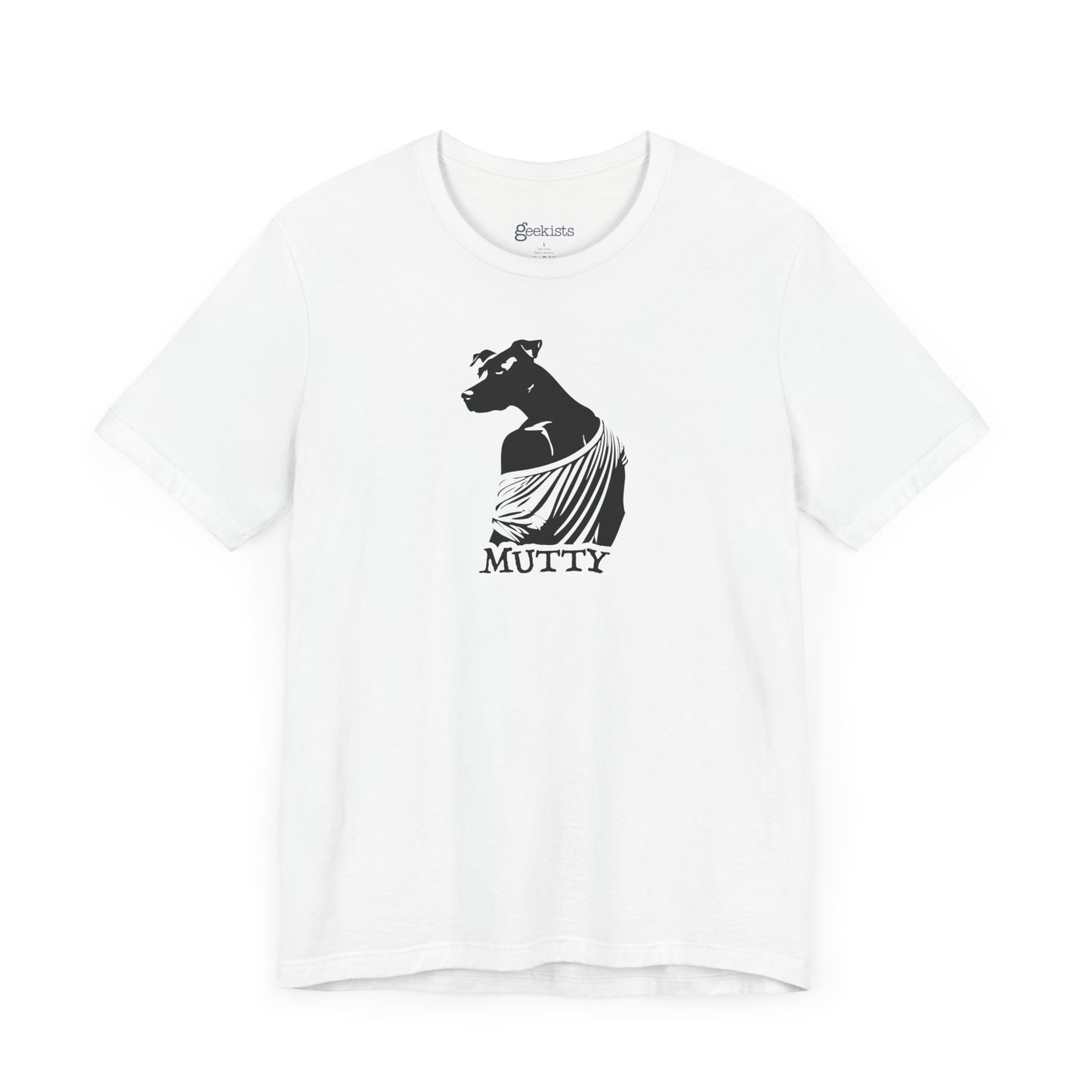 Mutty Dog Graphic Tee for Dog Nerds – Funny Lightweight Unisex T-Shirt | Made in USA, Free Shipping