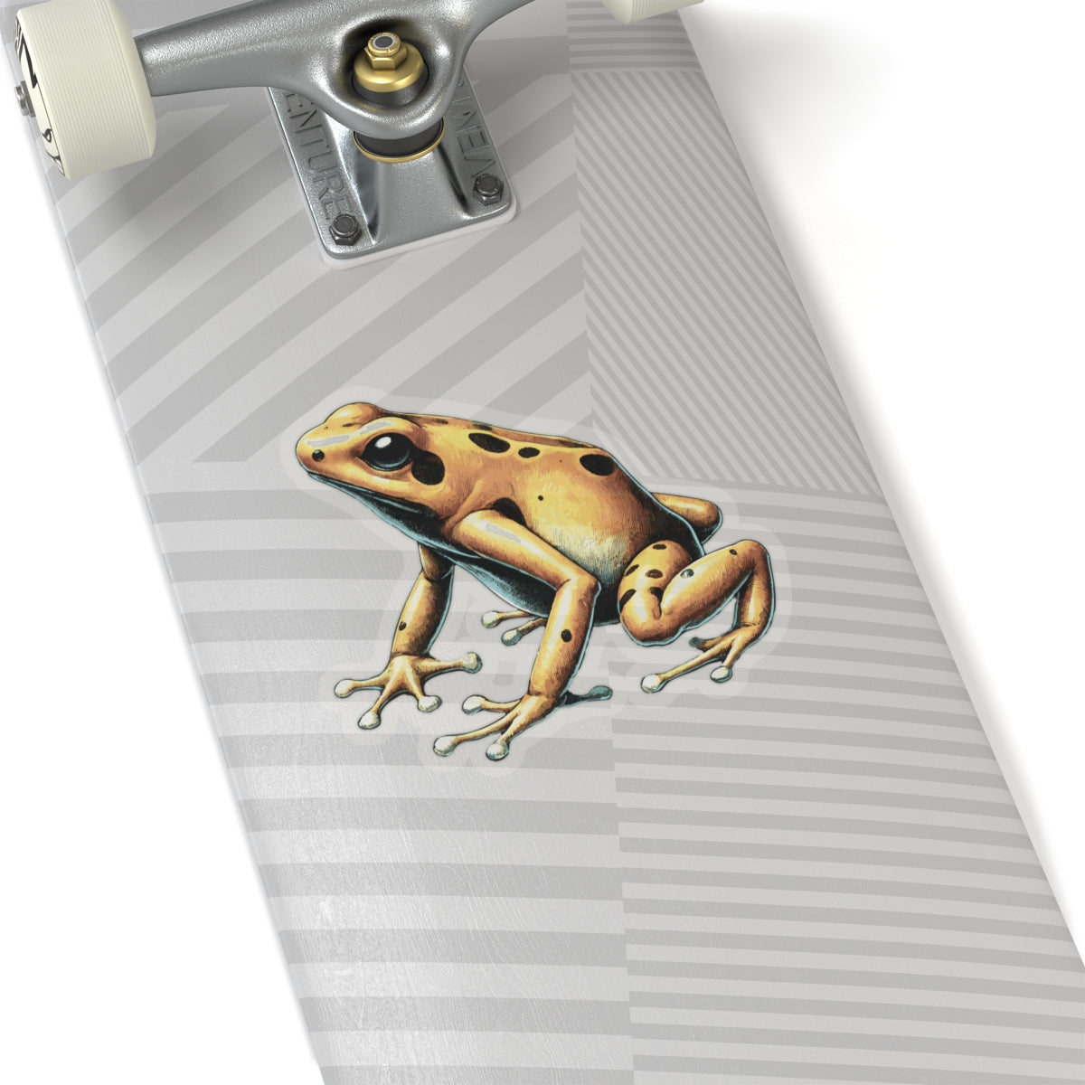 Golden Poison Dart Frog Stickers | Quirky Frog Gift for Biology Nerds | Peel-and-Play Fun