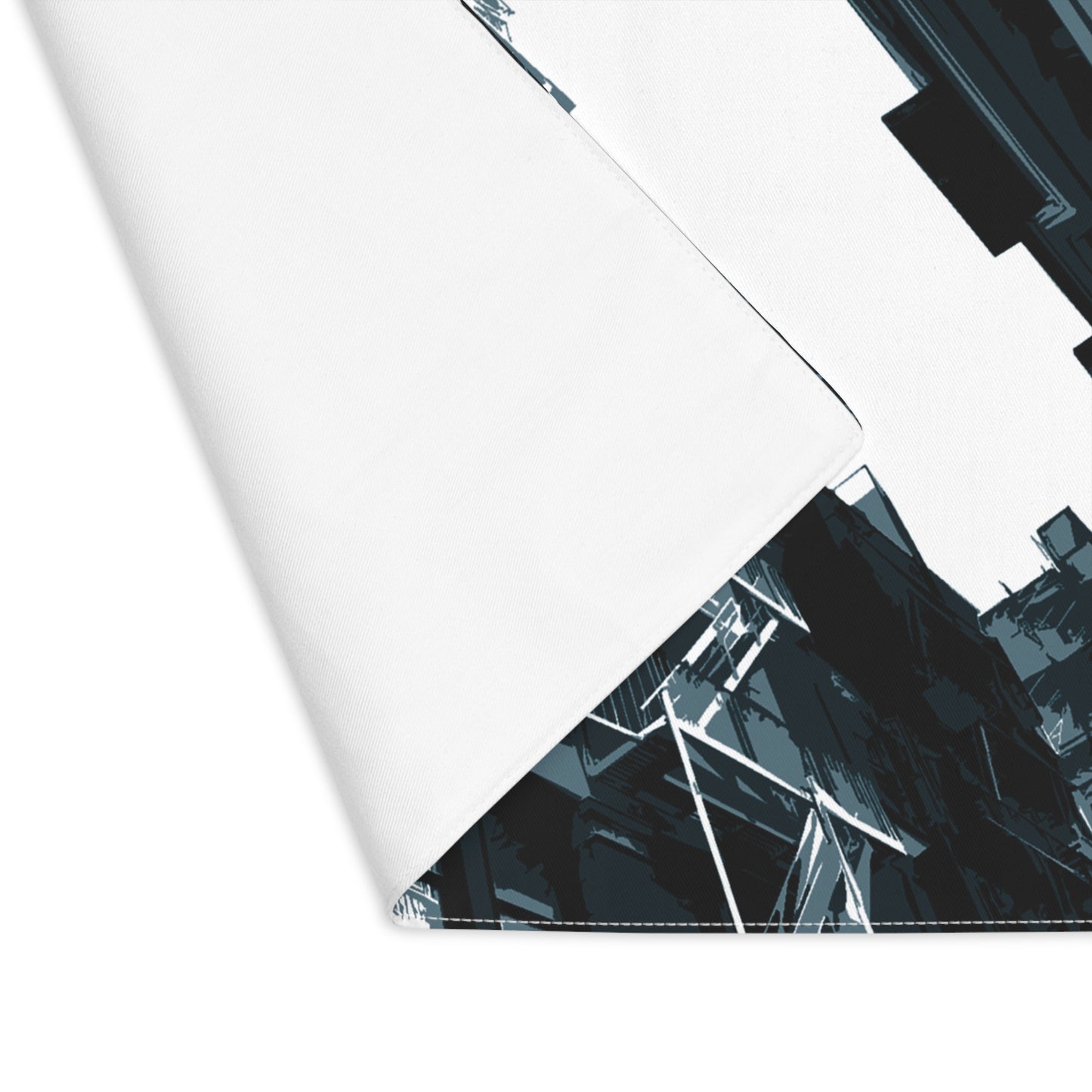 SoHo NYC Grunge Cotton Twill Placemat — Graphic — Detail