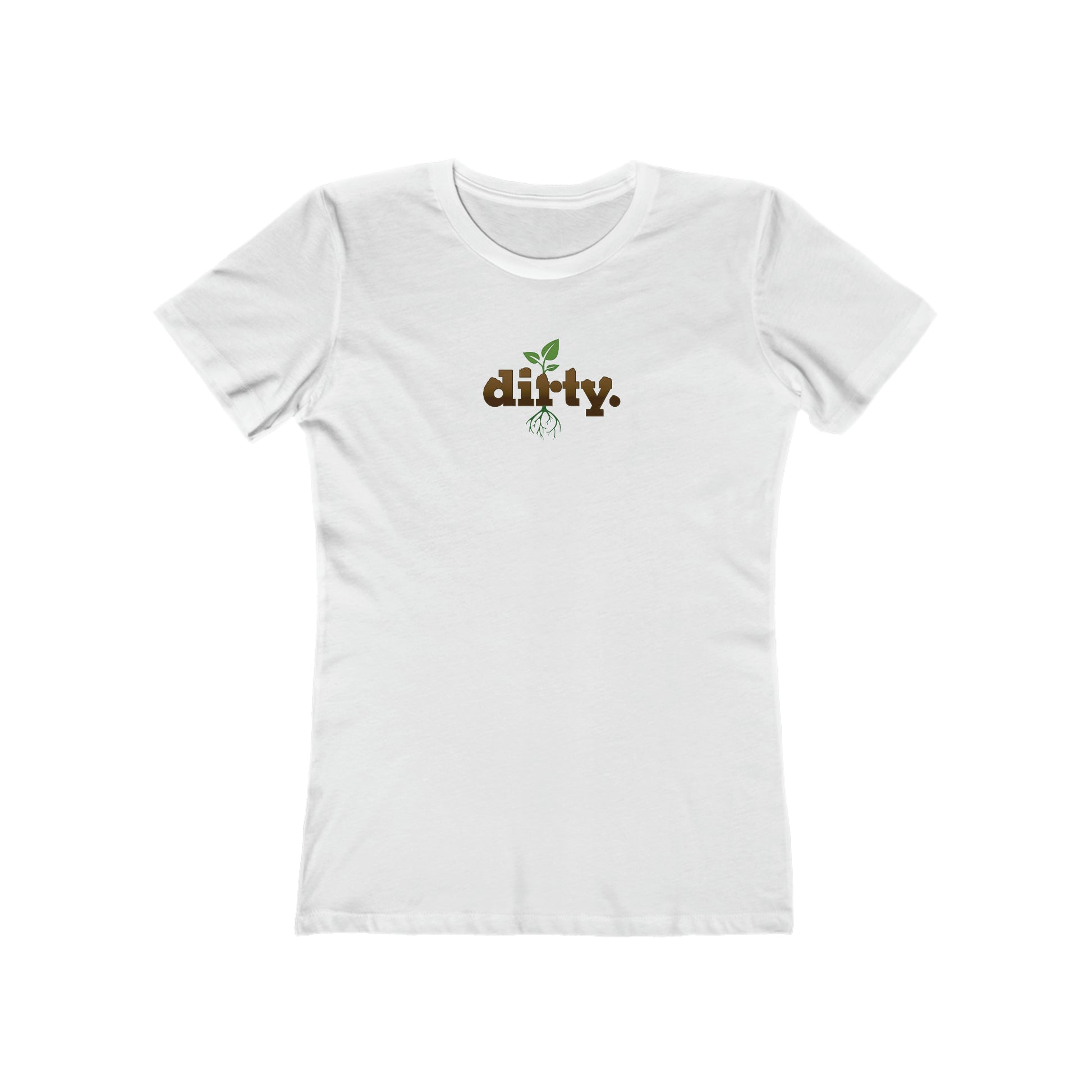 Dirty Gardening Women’s Slim Fit Tee — Graphic — Detail