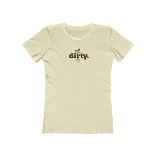 Dirty Gardening Women’s Slim Fit Tee — Graphic — Back