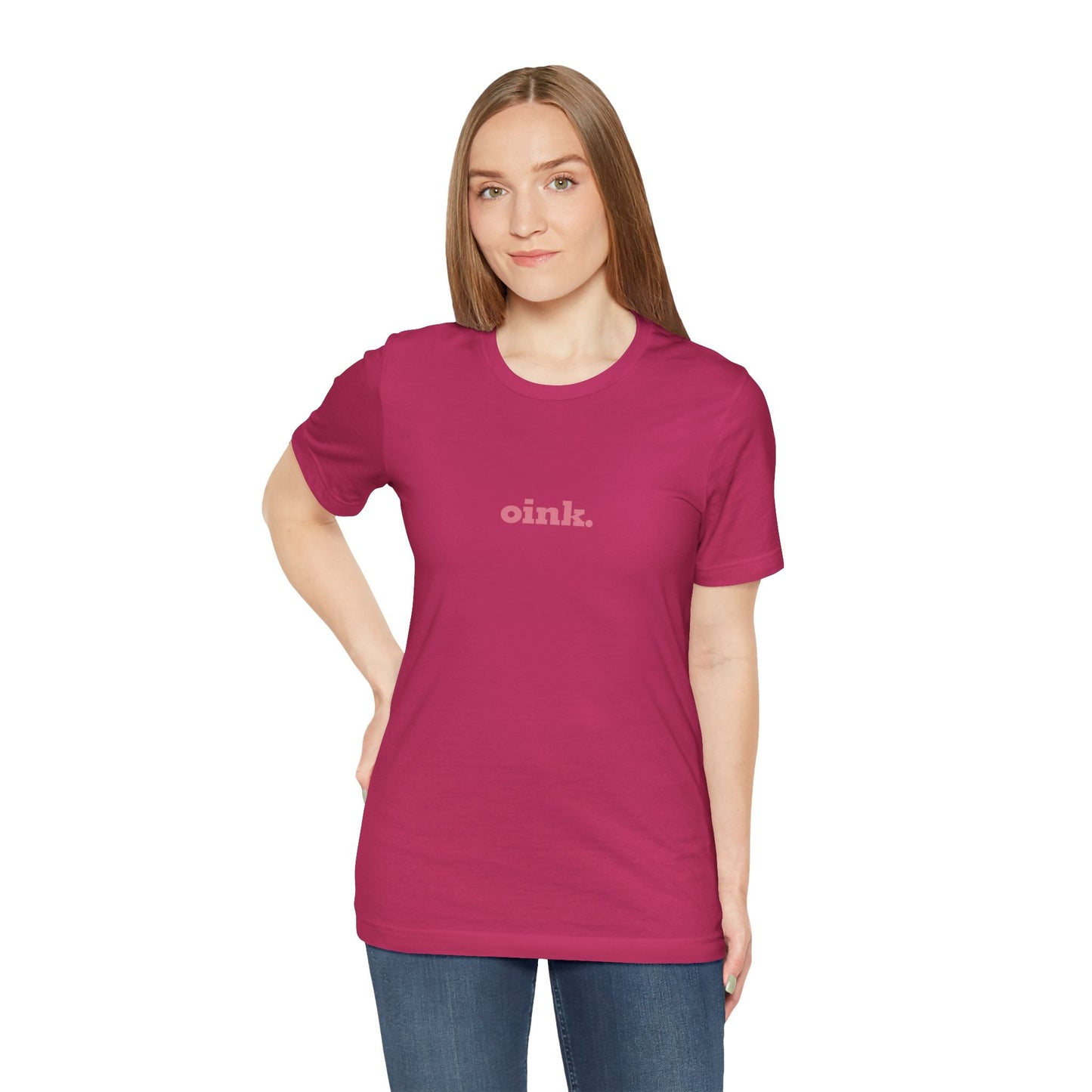 Clothing Stuff > Shirts & Tops > Short Sleeve Jersey Tee Funny Pig Butt Short Sleeve Jersey Tee – Cheeky Gift for Animal Lovers