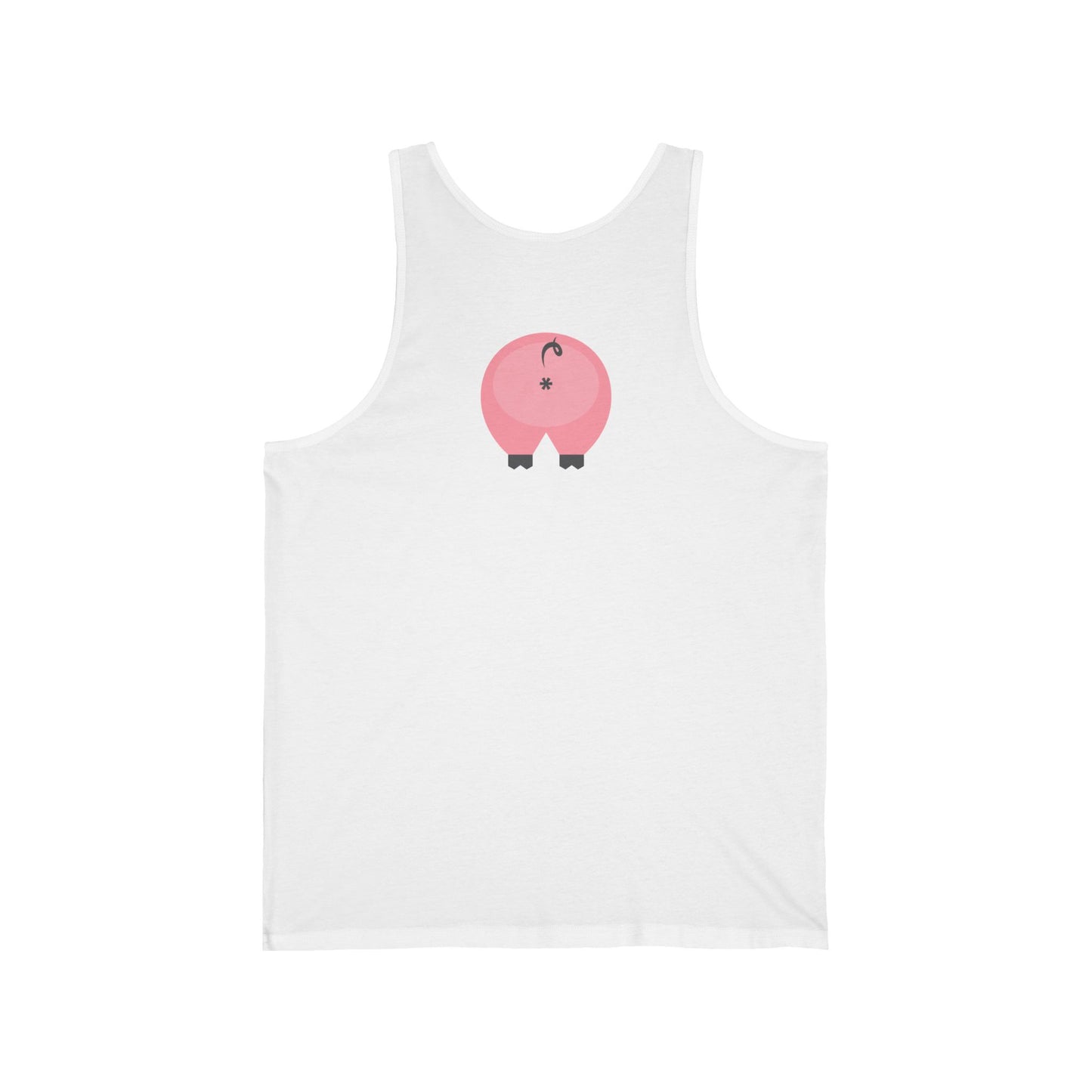 Pig Butt Clothing Stuff > Shirts & Tops > Jersey Tank Top — graphic — Primary Image