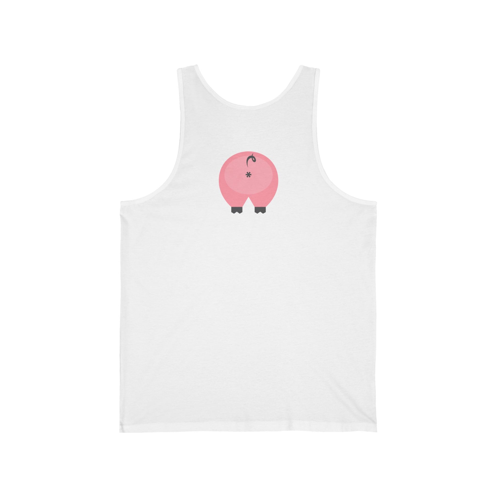 Pig Butt Clothing Stuff > Shirts & Tops > Jersey Tank Top — graphic — Primary Image