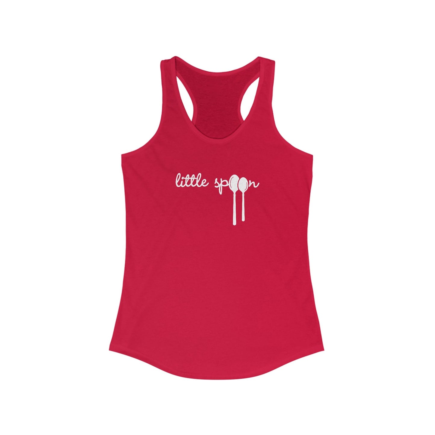 Solid Red / 2XL Clothing Stuff > Shirts & Tops > Racerback Tank Top Little Spoon | Racerback Tank Top