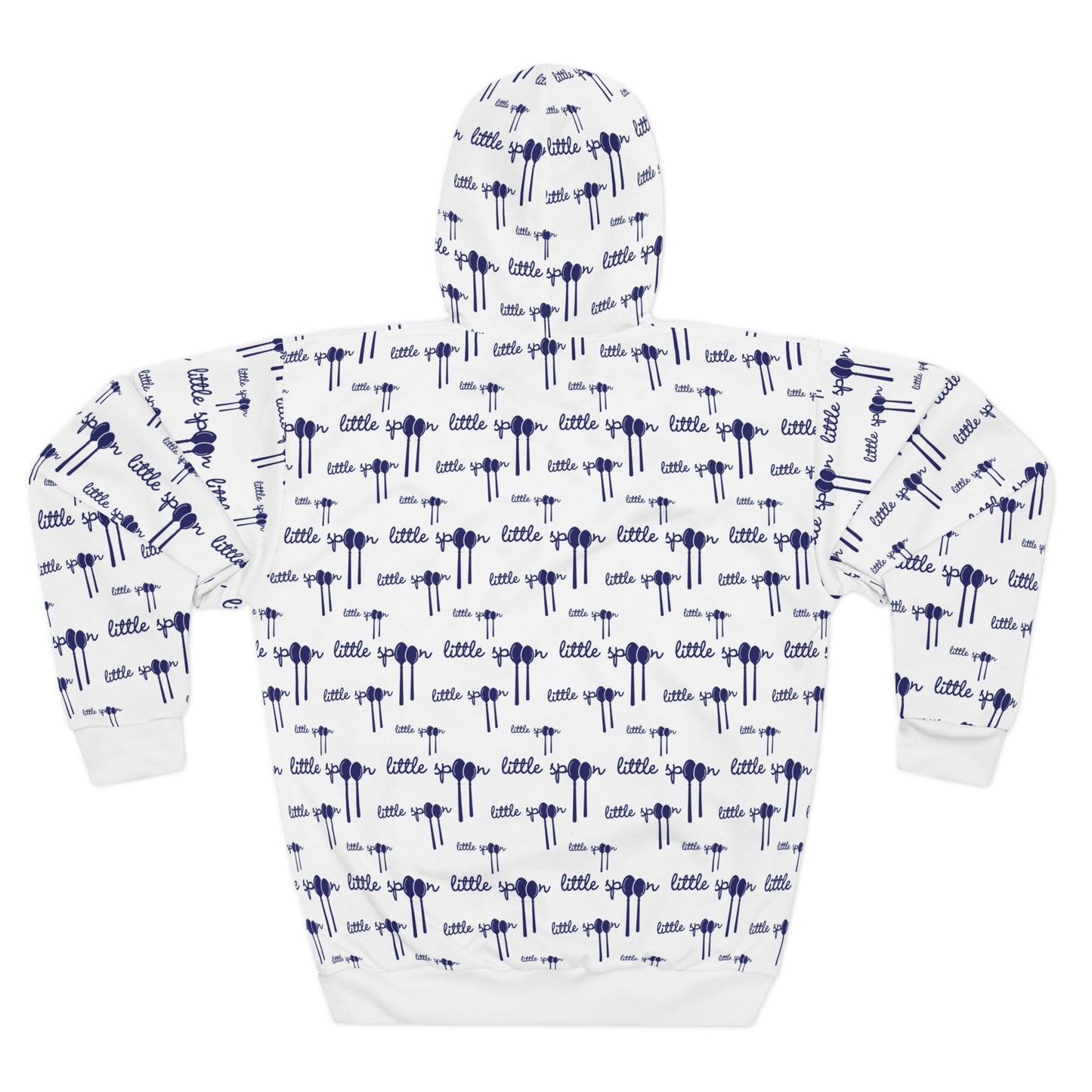 little spoon hoodie for couples | back