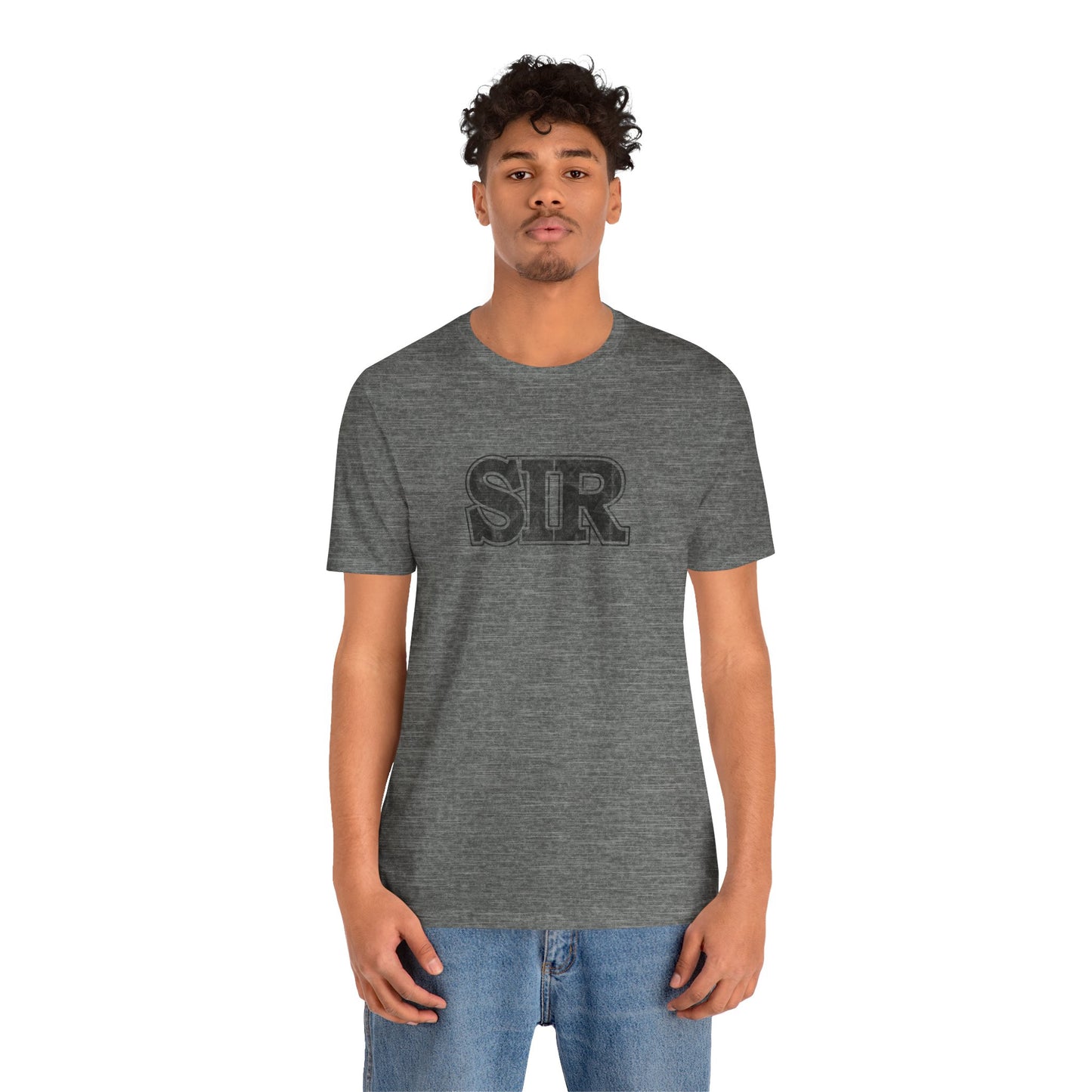 sir alpha guy military nerd t-shirt – distressed – heather true royal
