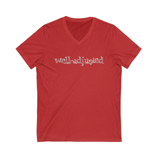 V-neck Men's Clothing Regular fit Short Sleeve T-shirts Unisex V-neck Women's Clothing Red