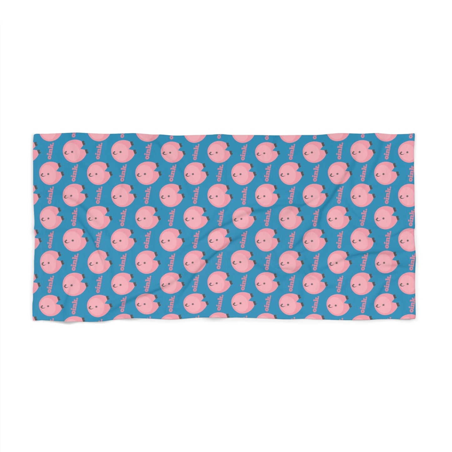 Home Stuff > Outdoor Living > Plush Beach Towel Gay Pig Beach Towel – Bold, Funny & Queer Towel for Poolside Pride