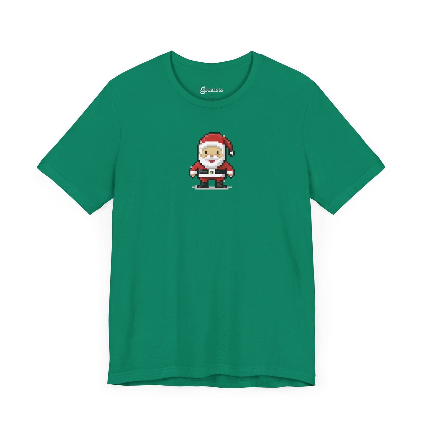 Kelly-4XL T-Shirt 8-bit Santa Unisex T-Shirt | Lightweight Jersey Tee | Graphic Shirts for All Seasons