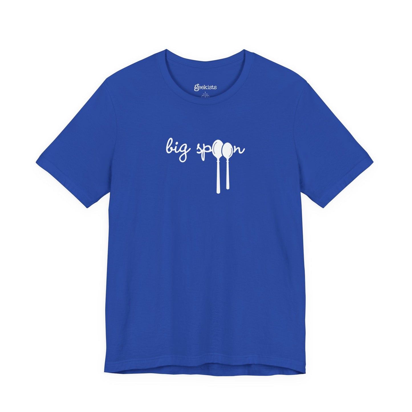 True Royal / 5XL Clothing Stuff > Shirts & Tops > Short Sleeve Jersey Tee Big Spoon | Short Sleeve Jersey Tee