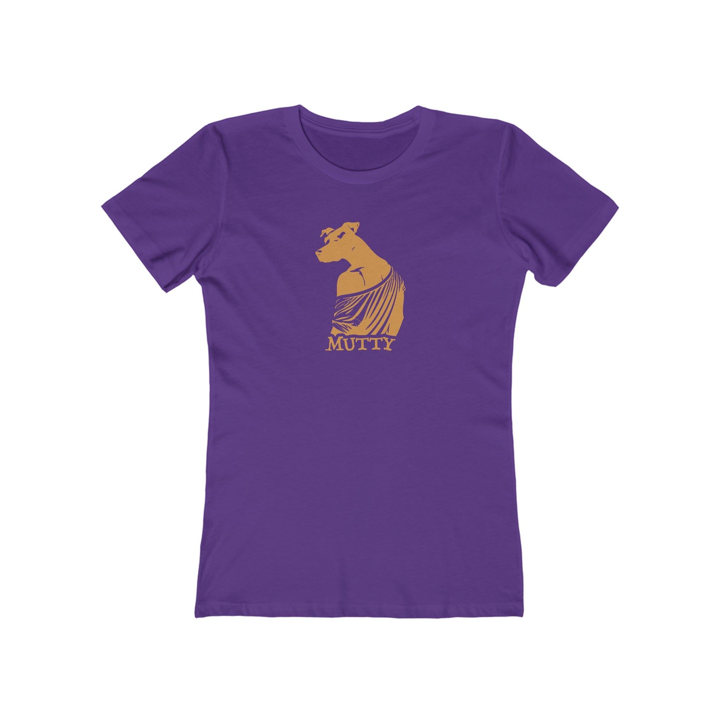 Mutty Dog Women’s Slim Fit Tee – Witty Anthropomorphic Graphic Shirt for Dog Nerds | Made in USA