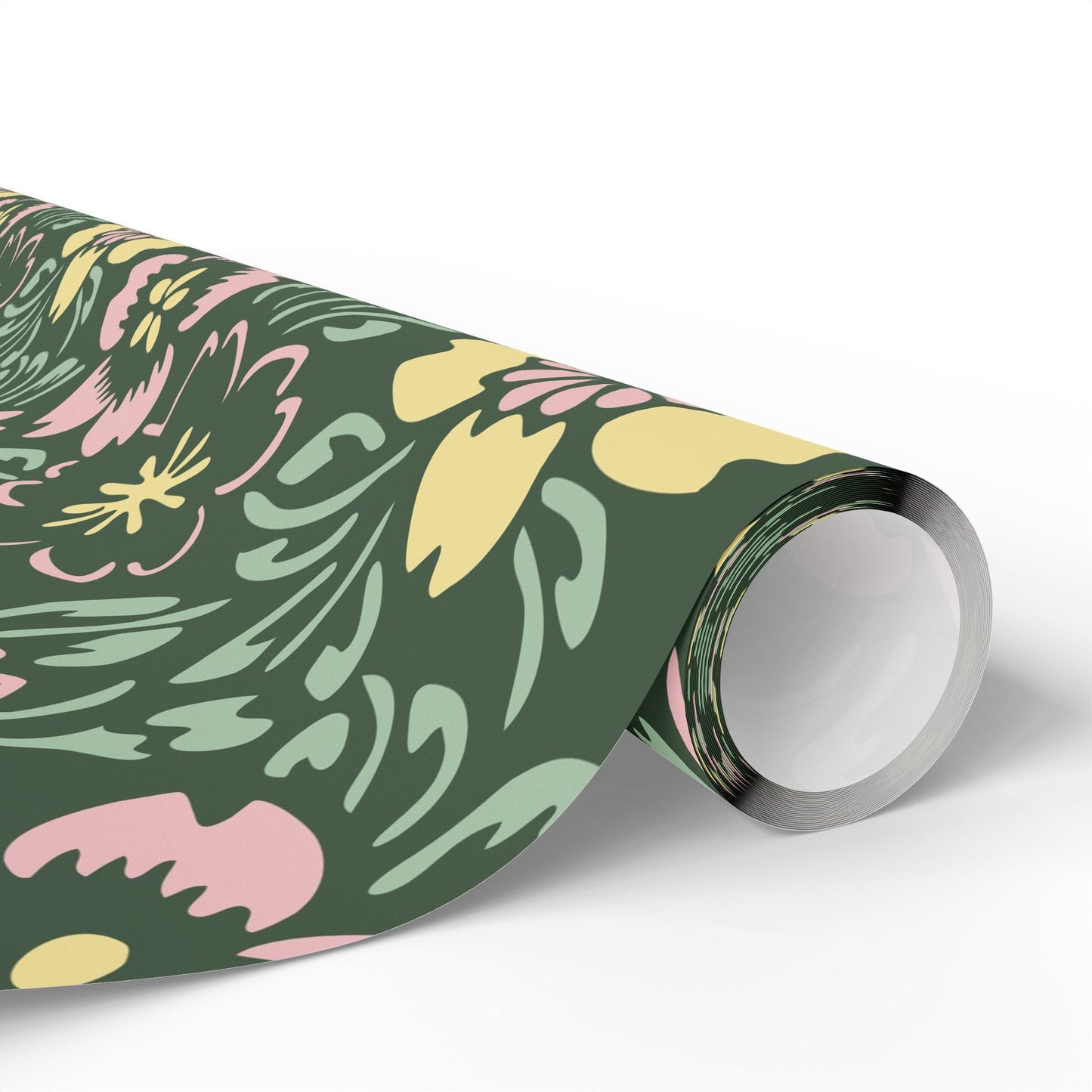 Paper Stuff > Gift Giving > Wrapping Paper Pastel Floral Wrapping Paper - Folk-Inspired Gift Wrap for Spring and Mother’s Day