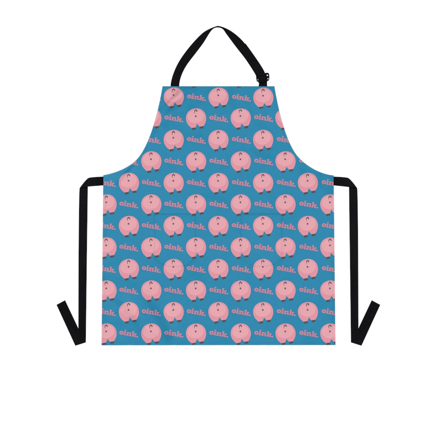 One size / Black Home Stuff > Kitchen & Dining > Adjustable Kitchen Apron Funny Pig Butt Adjustable Kitchen Apron – Cheeky Gift for Animal Lovers
