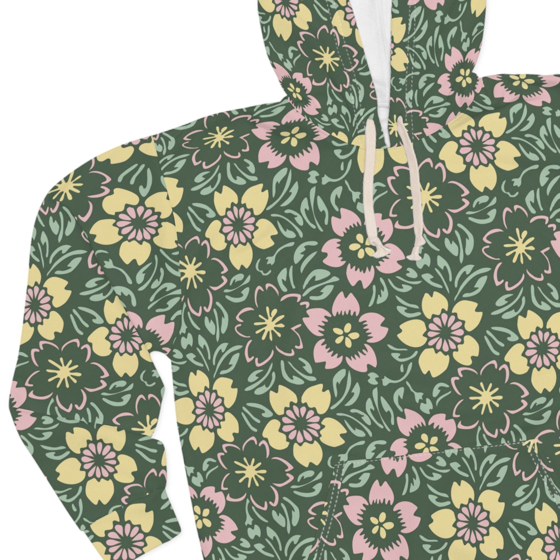 All Over Prints Soft Florals Mom Hoodie | Cute Pastel Pullover for Cozy Mother’s Day Gift