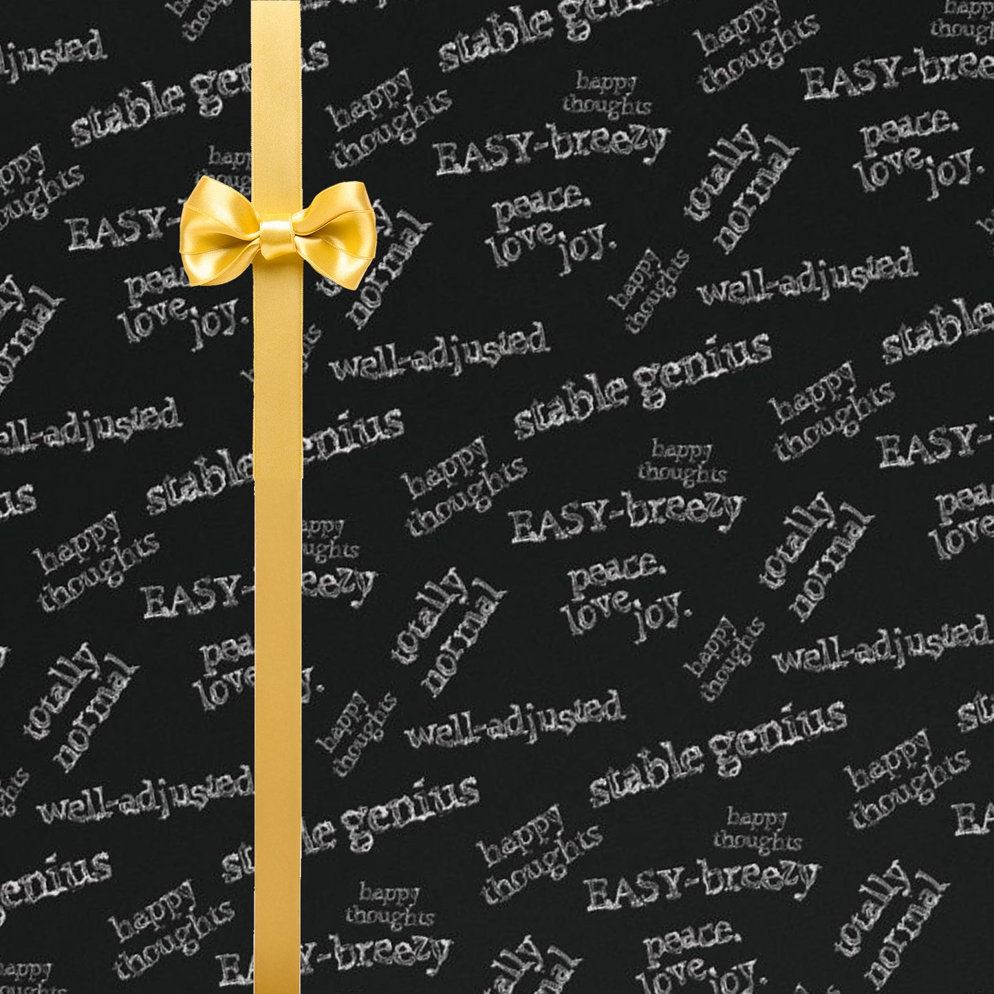 Ironic Sayings Gift Wrap | Funny Wrapping Paper for Sarcastic Gifts