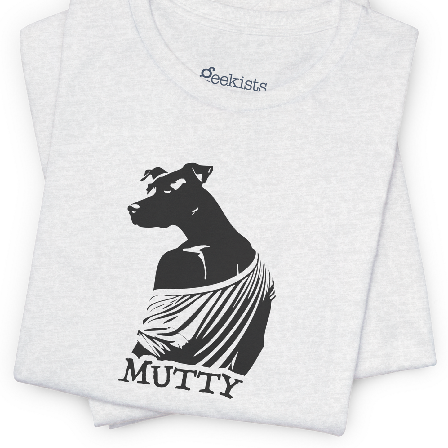 Mutty Dog Graphic Tee for Dog Nerds – Funny Lightweight Unisex T-Shirt | Made in USA, Free Shipping