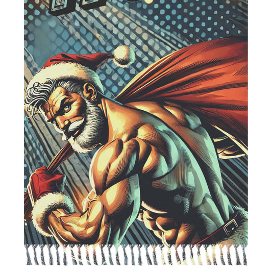 Home Decor Sexy Santa Boho Beach Cloth Blanket | Warm Campfire Throw