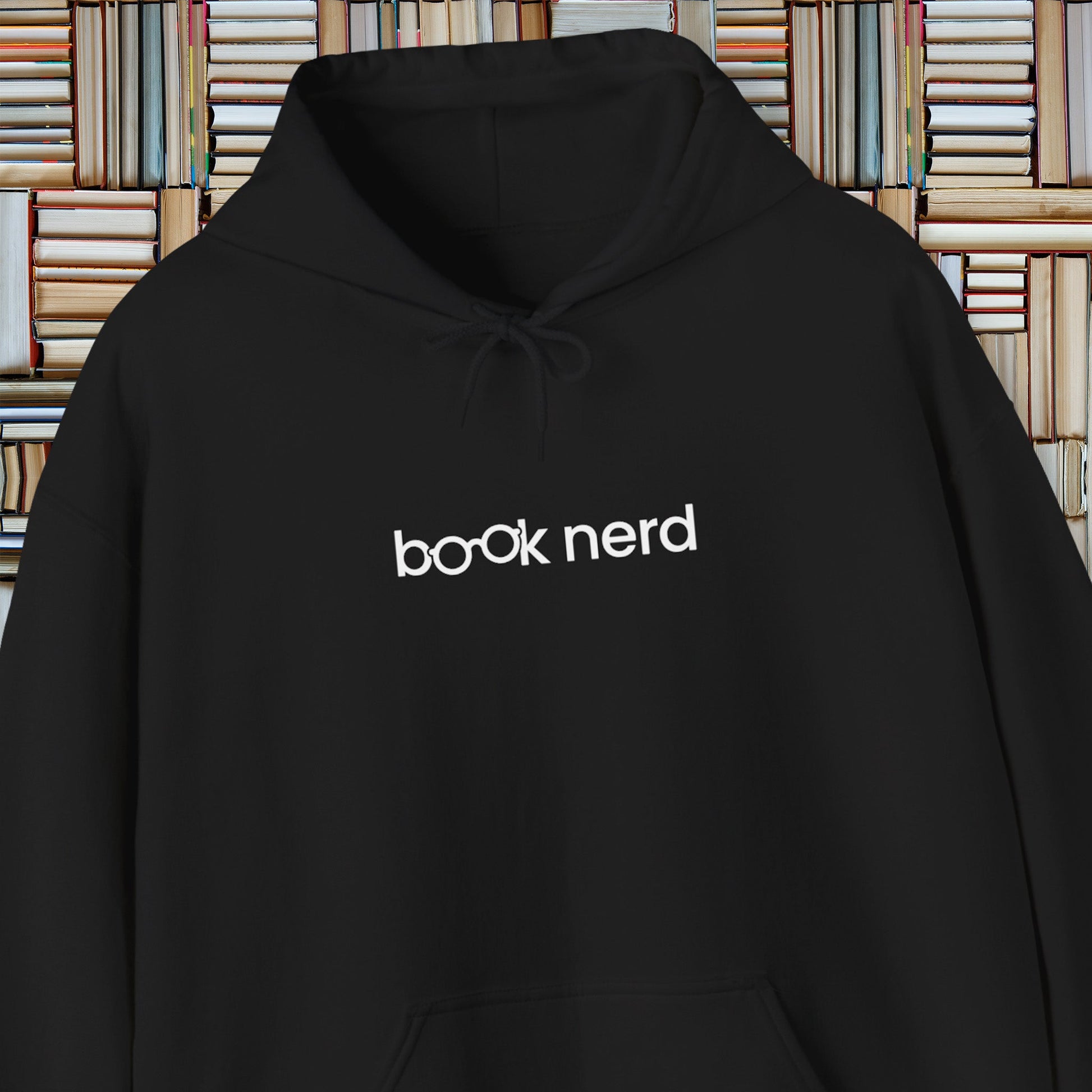 Book Nerd Pullover Hoodie — Graphic — Primary Image