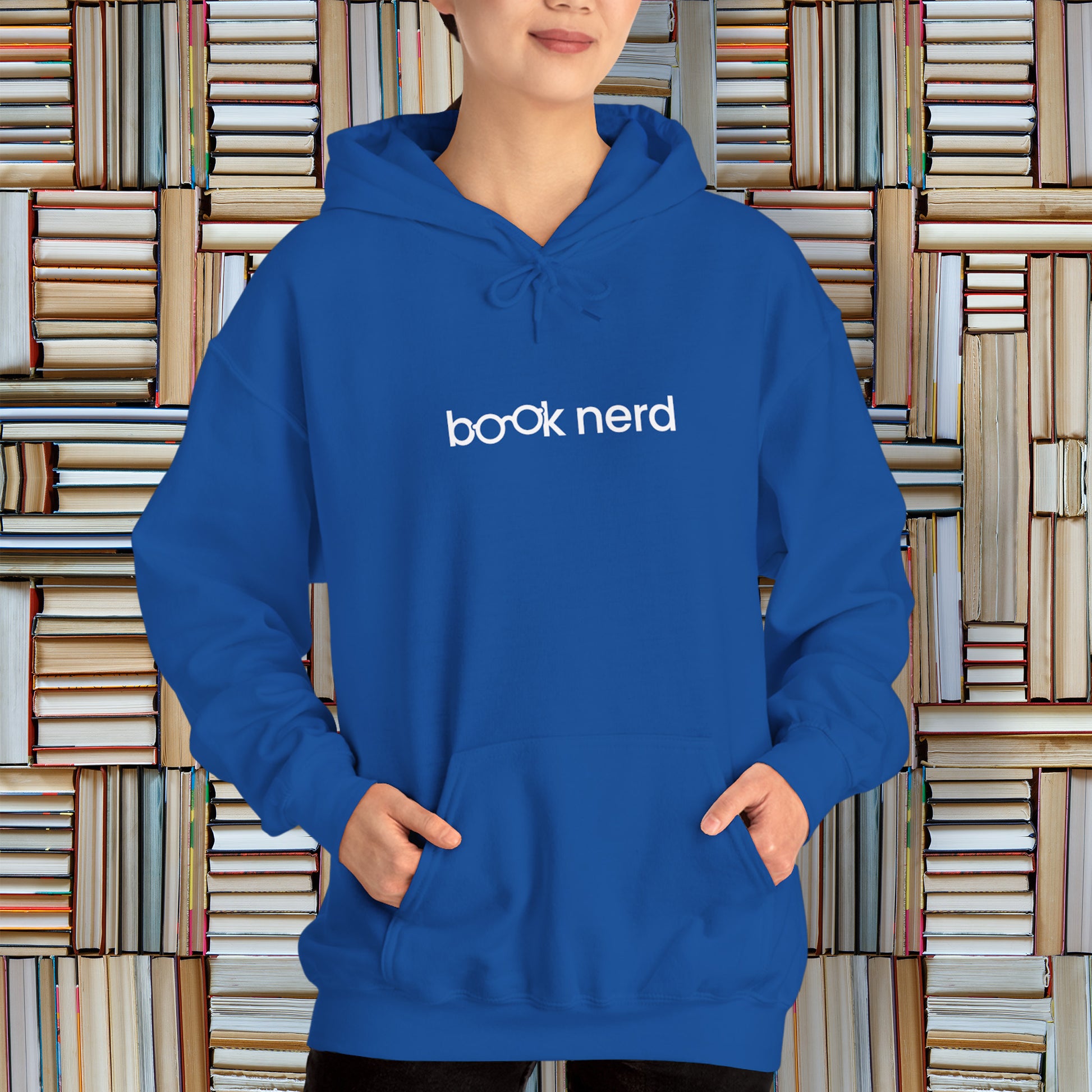 Book Nerd Pullover Hoodie — Graphic — Alternate Image 9