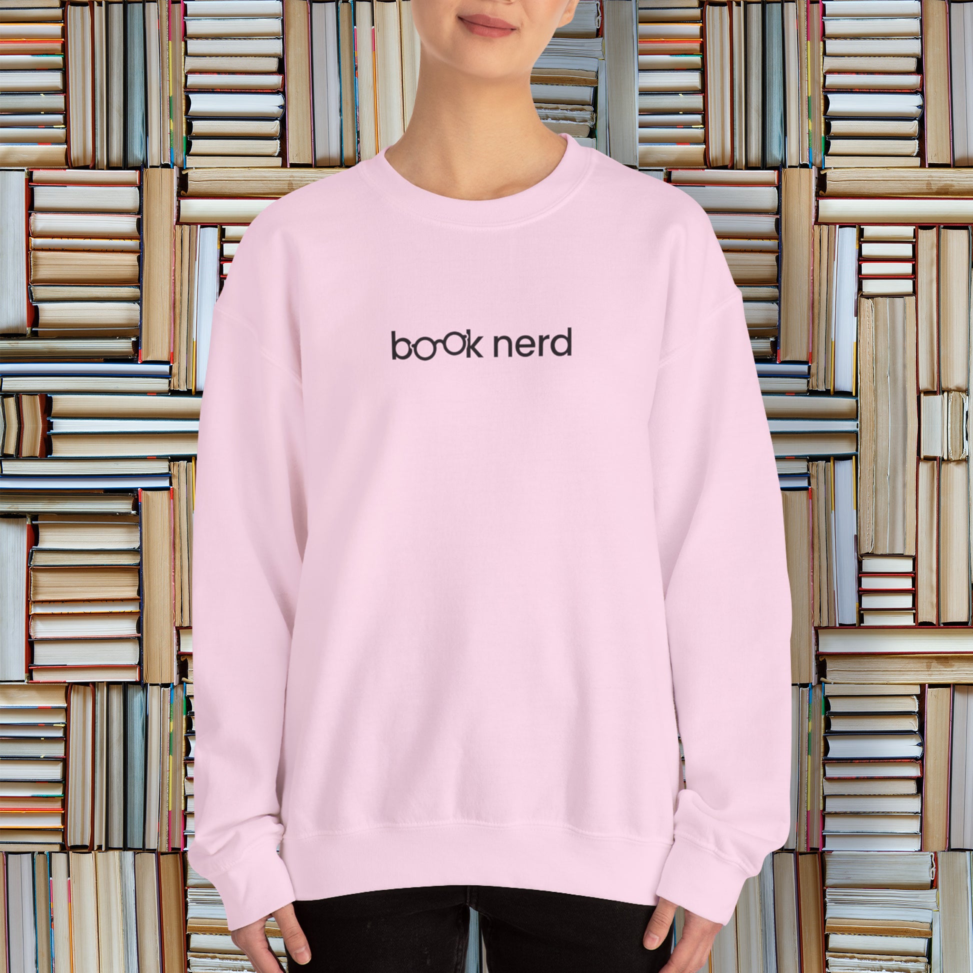 Book Nerd Thick Pullover Sweatshirt — Graphic — Alternate Image 14