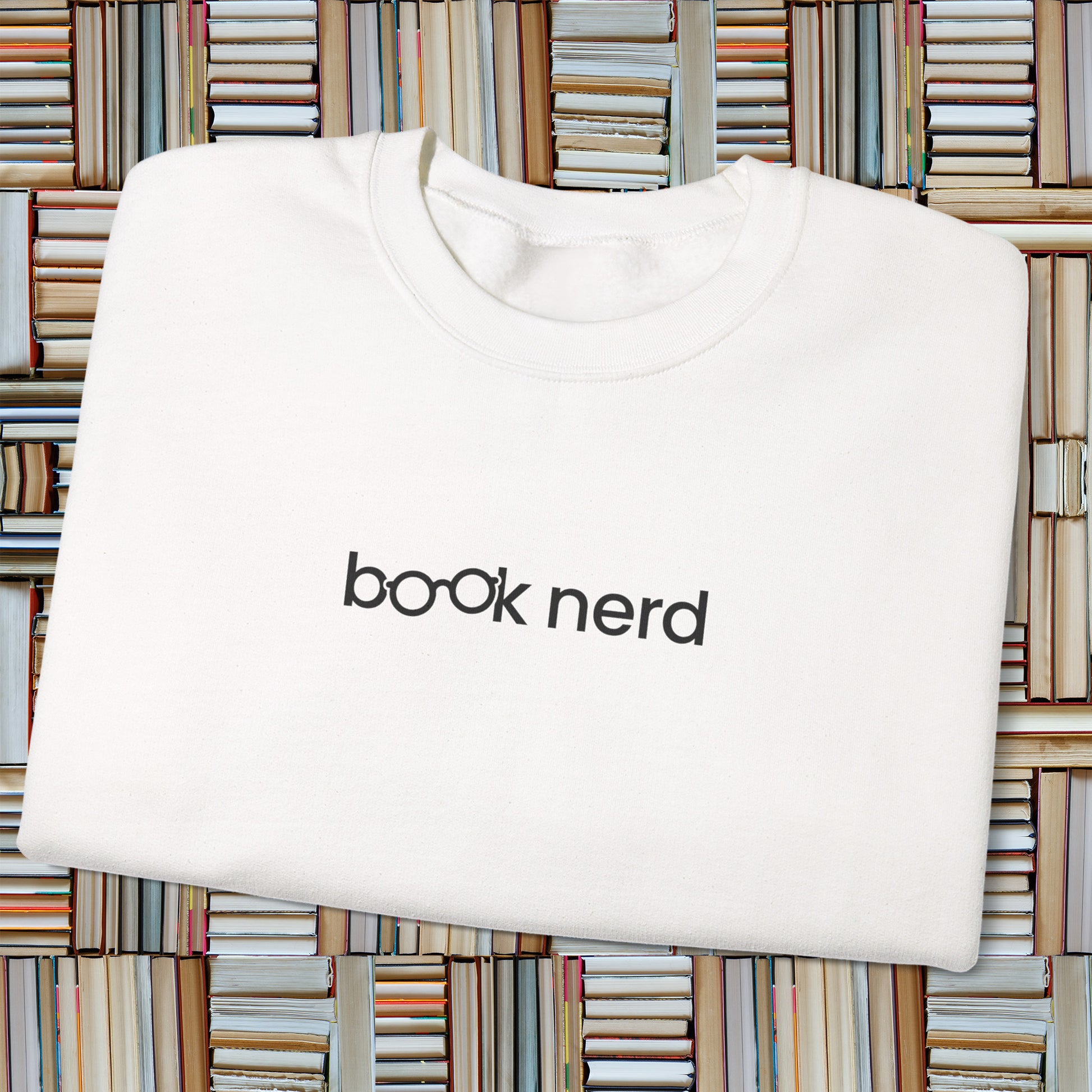 Book Nerd Thick Pullover Sweatshirt — Graphic — Alternate Image 12