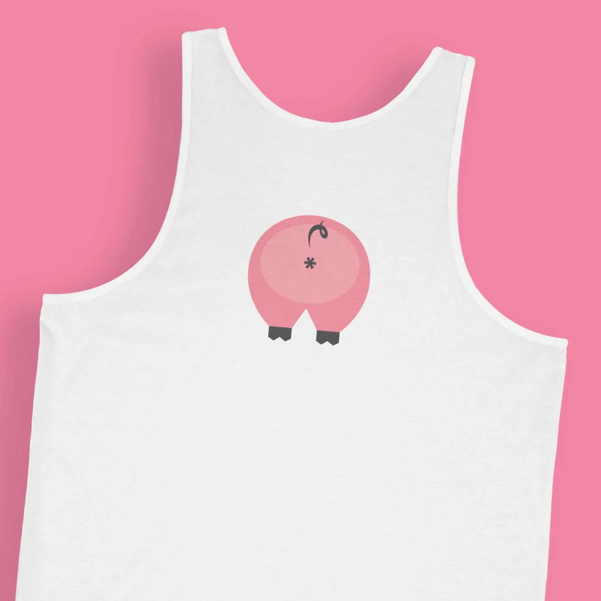 Pig Butt Clothing Stuff > Shirts & Tops > Jersey Tank Top — graphic — Primary Image
