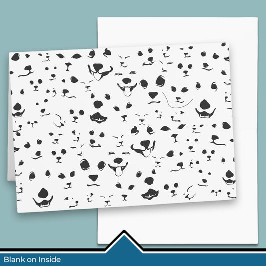 Pet Faces Greeting Card Set – Funny Dog and Cat Thank You Notes | front/back shot
