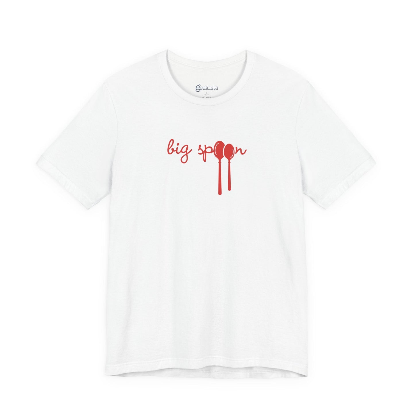 White / 5XL Clothing Stuff > Shirts & Tops > Short Sleeve Jersey Tee Big Spoon | Short Sleeve Jersey Tee