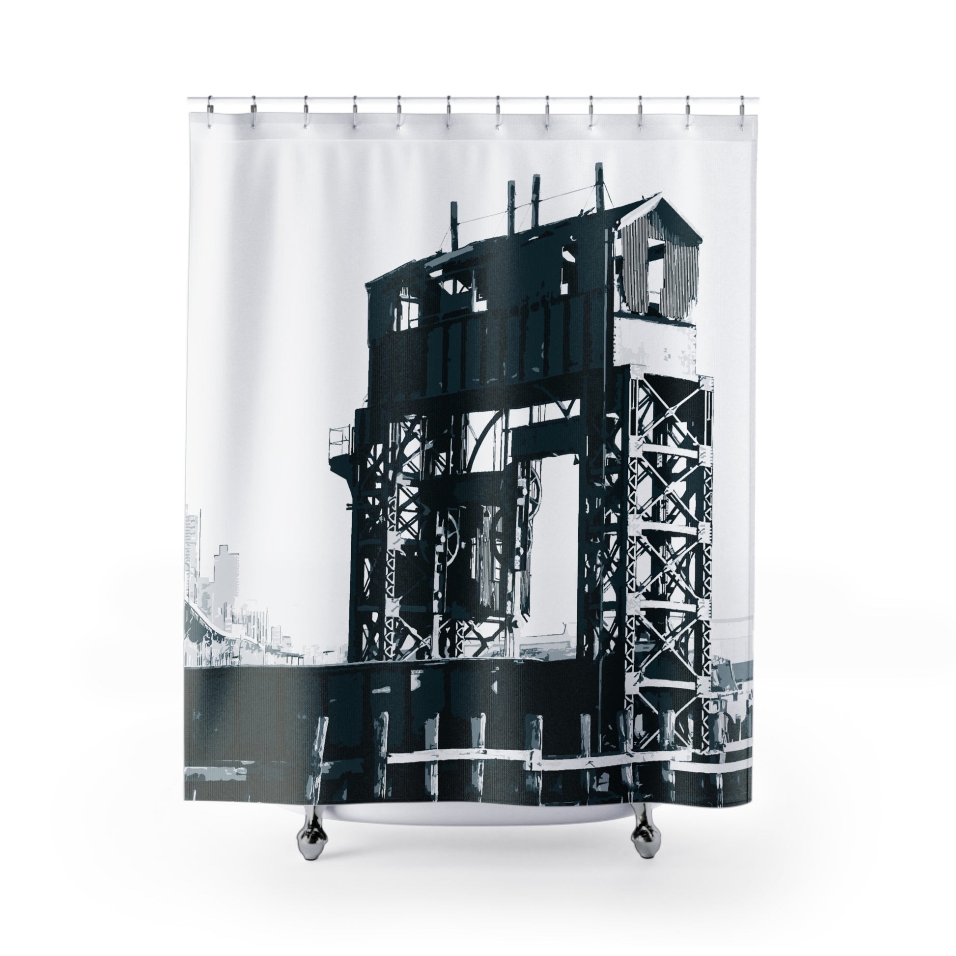 UWS Urban Decay Fabric Shower Curtain — Graphic — Front