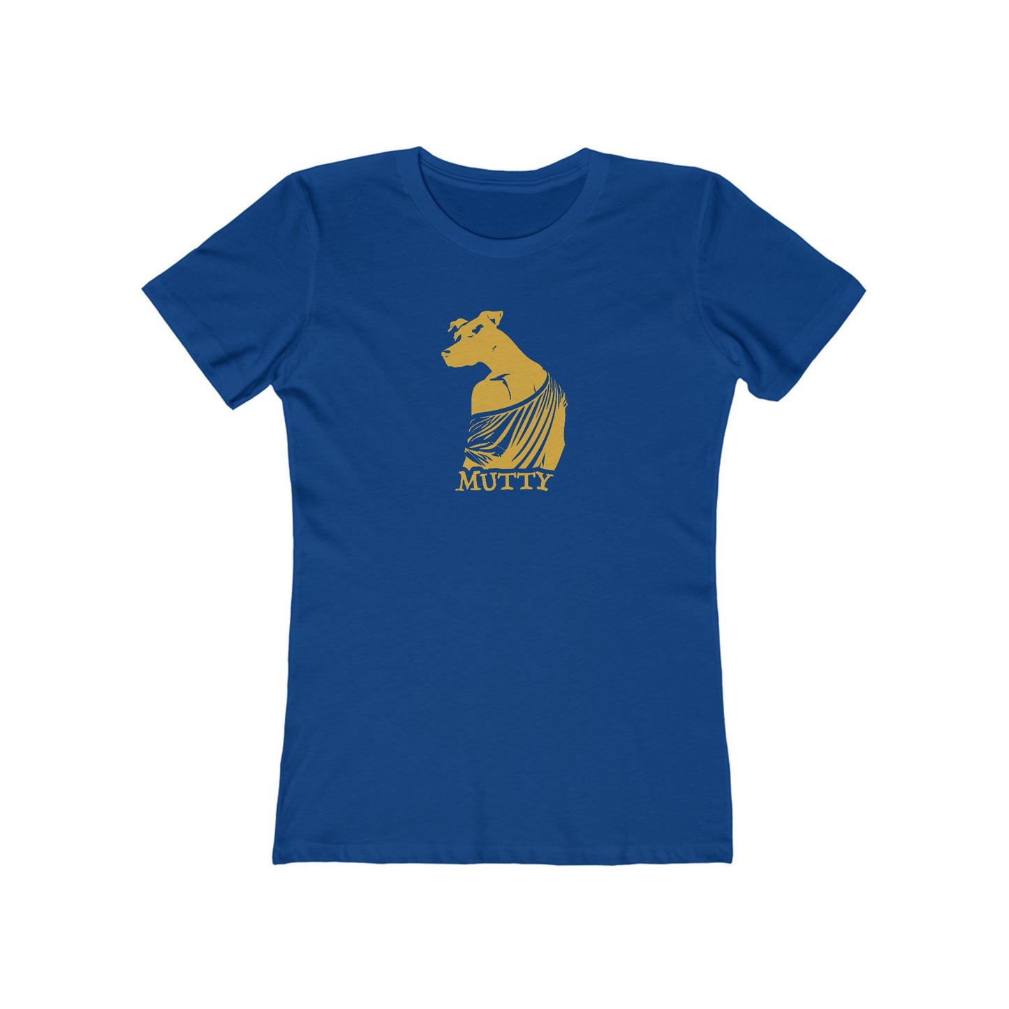 Mutty Dog Women’s Slim Fit Tee – Witty Anthropomorphic Graphic Shirt for Dog Nerds | Made in USA