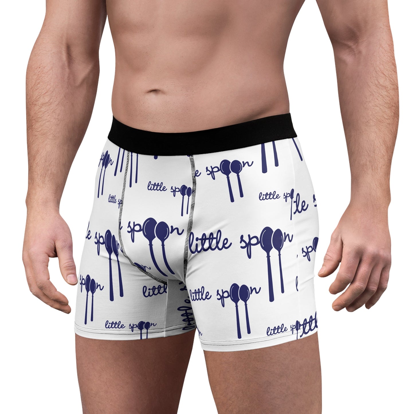 All Over Prints Little Spoon Pattern Boxer Briefs – Playful Print for Snuggling Partners