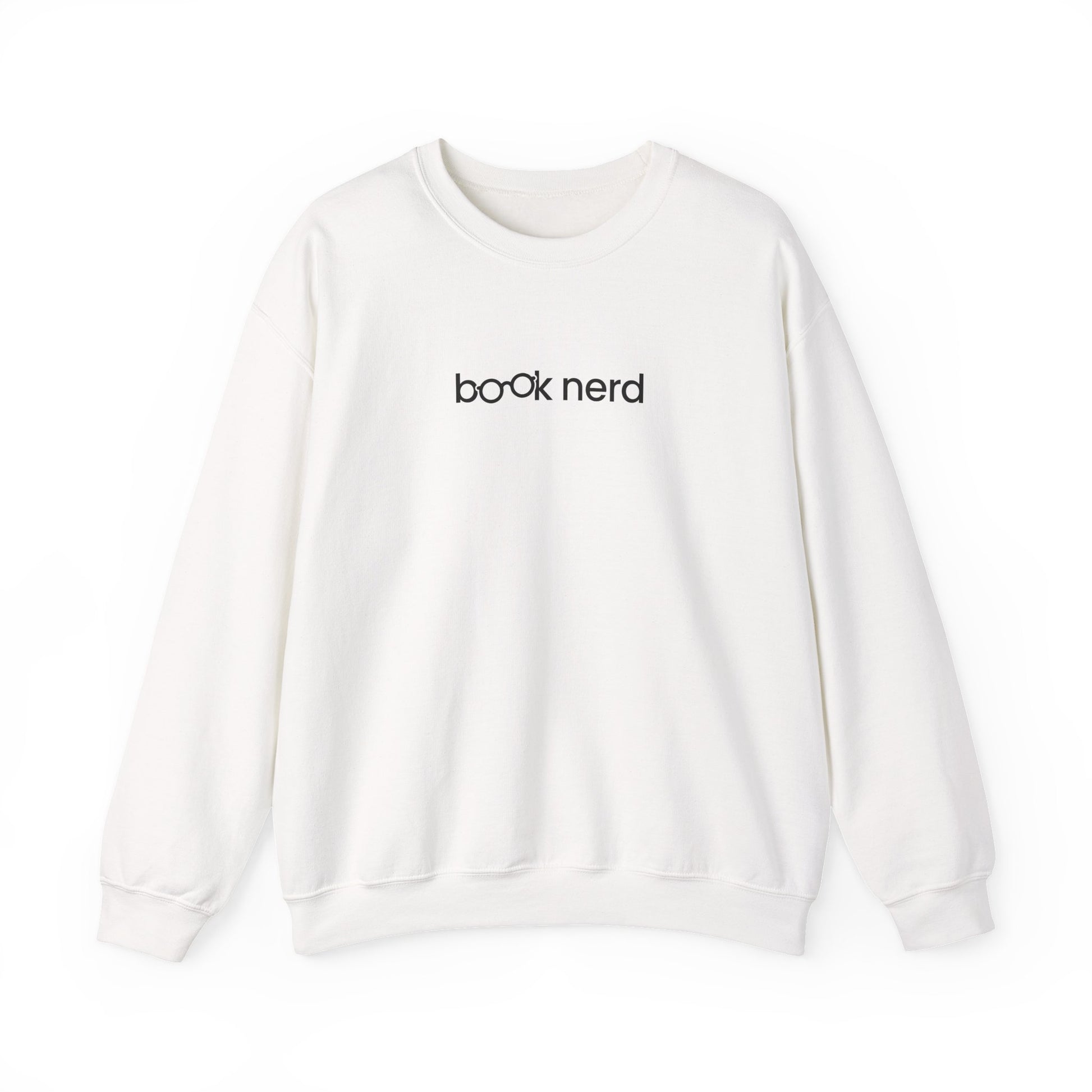 Book Nerd Thick Pullover Sweatshirt — Graphic — Alternate Image 2