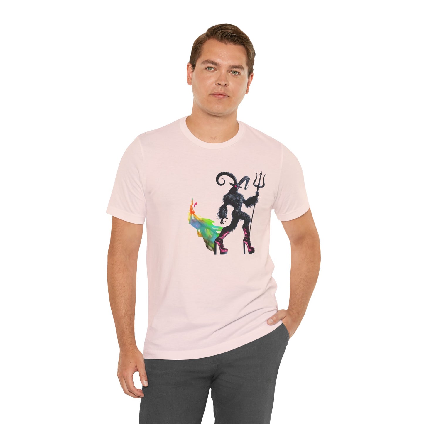 PriDE MONth Demon T-Shirt | Gay Demon Pride Tee | Queer Rainbow Graphic Shirt