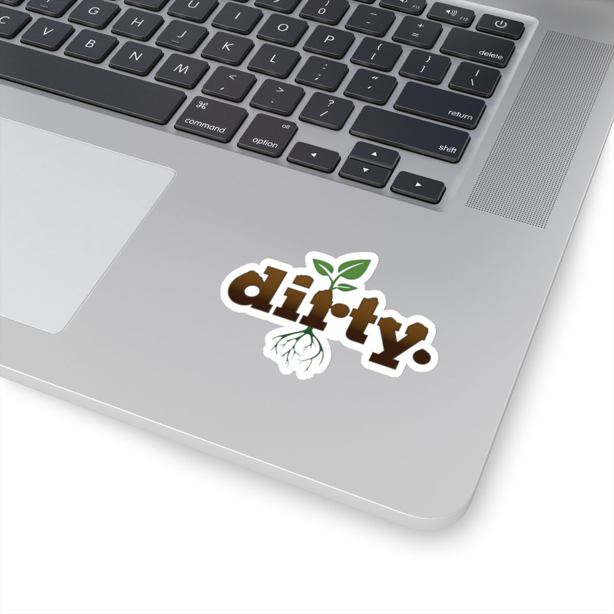 Dirty Large Vinyl Sticker — Graphic — Detail