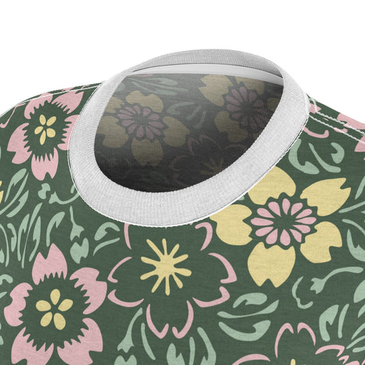 All Over Prints Sweet Sentiment Women’s Tee | Light Pink & Green Mom’s Day Shirt for First Mother’s Day Gift