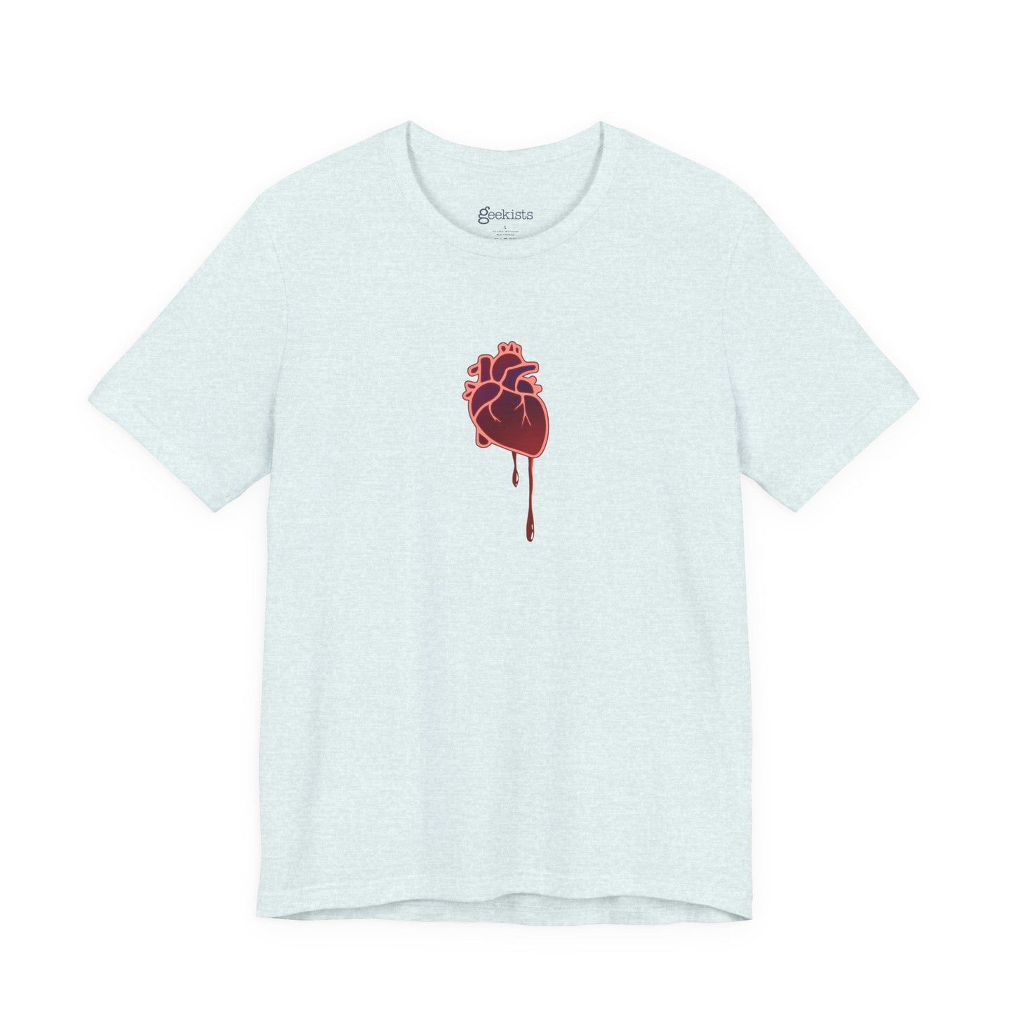 T-Shirt Bruised Heart Unisex Tee – Anti-Valentine’s Shirt for Emo & Goth Souls