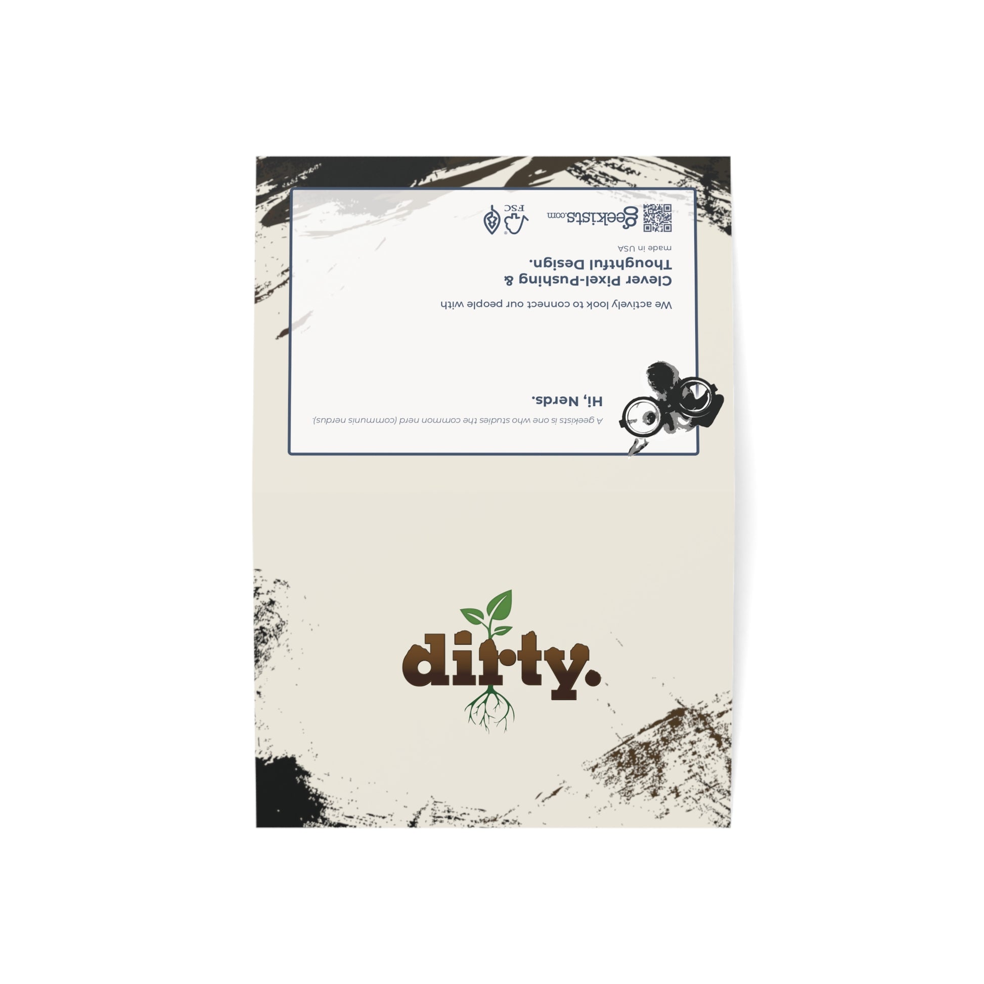 Dirty Gardening Greeting Card Sets — Graphic — Detail
