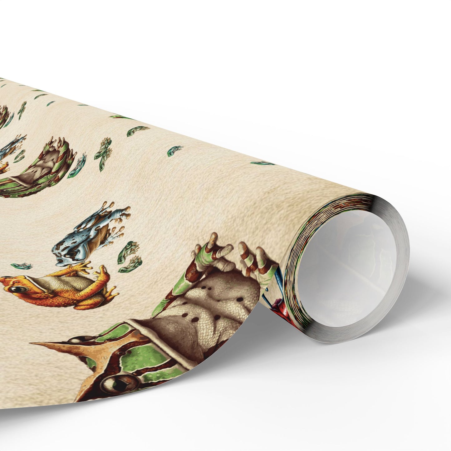 Frog Wrapping Paper | “Did Someone Say Herpetologist?” | Funny Gift Wrap for Science Nerds & Teachers