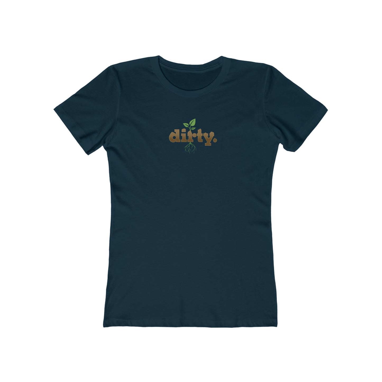 Dirty Gardening Women’s Slim Fit Tee — Graphic — Detail